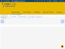 Tablet Screenshot of funtoursdubai.com